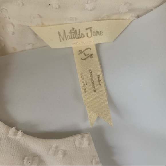 White Button Blouse - Picture 3 of 4